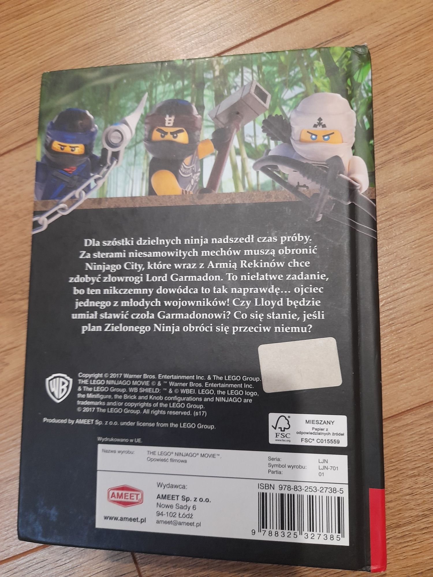 Książka lego ninjago opowiesc filmowa