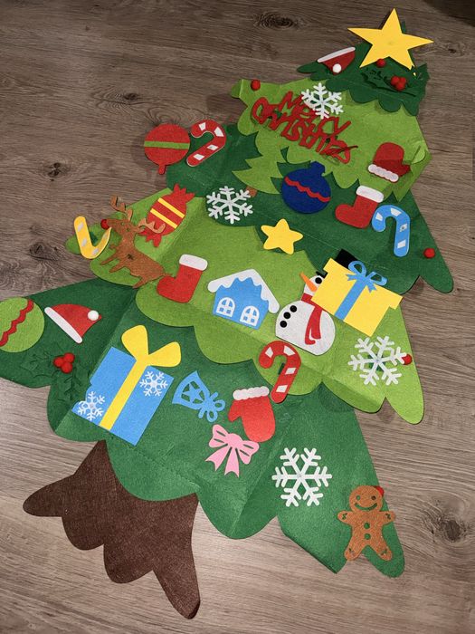 Ялинка з фетру дитяча
