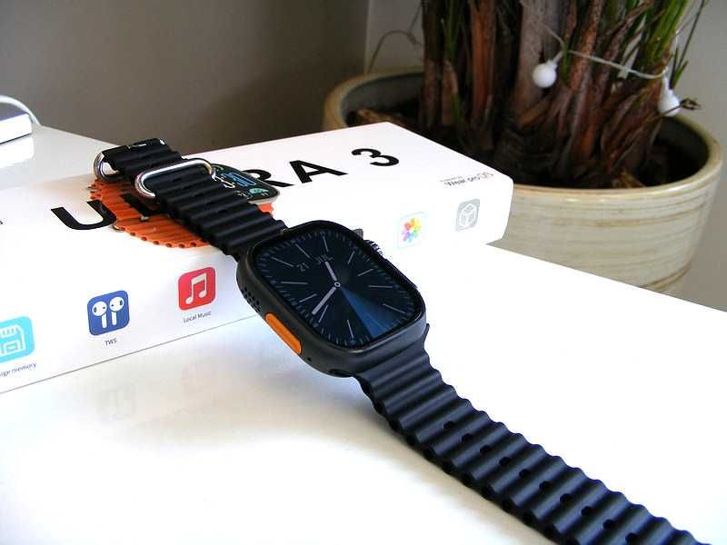 Zegarek smartwatch DT Ultra 3 (mapy Google, translator, język Polski)