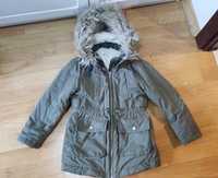 Watowana kurtka parka H&M, rozmiar 134