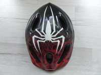 Kask rowerowy dla chłopca Spiderman. Rozmiar M
