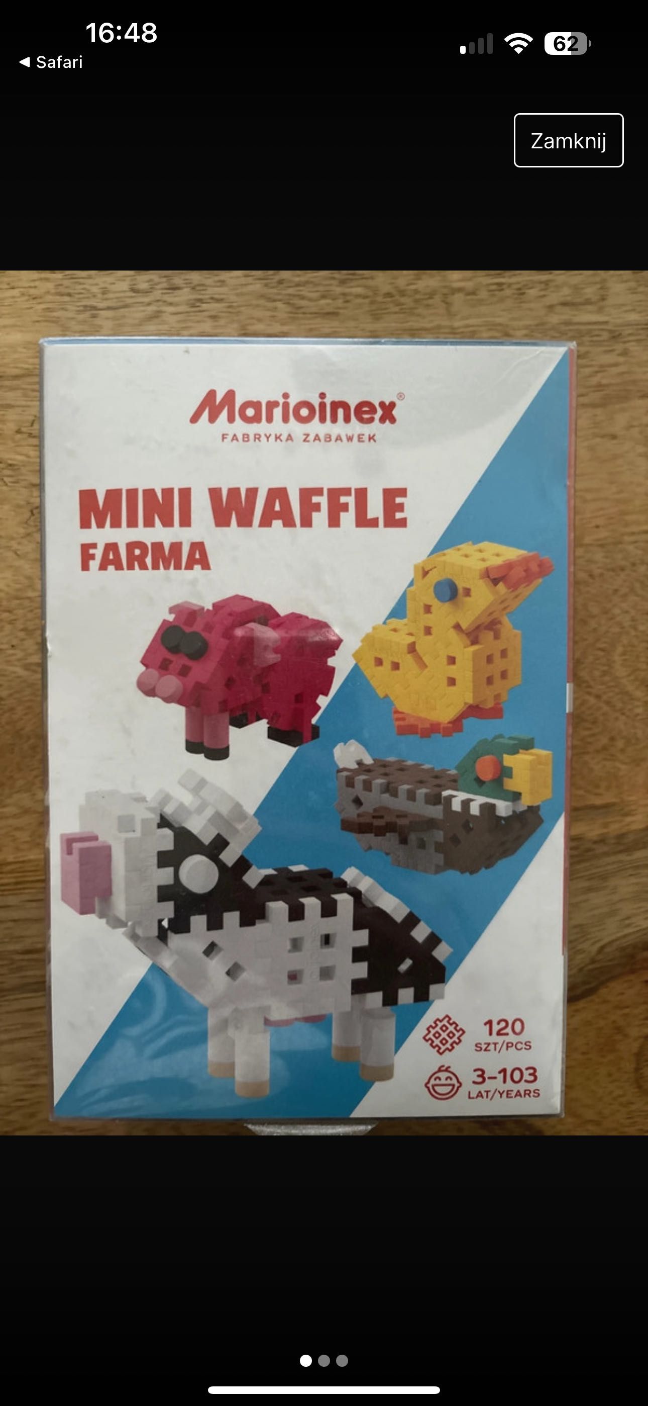 Mini wafle marioinex Farma