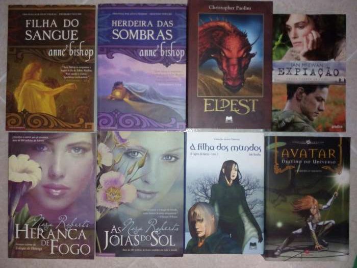 Vários Livros de ficção romance ópera high fantasy fantasia