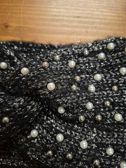 Damska szeroka ciepła opaska na głowę