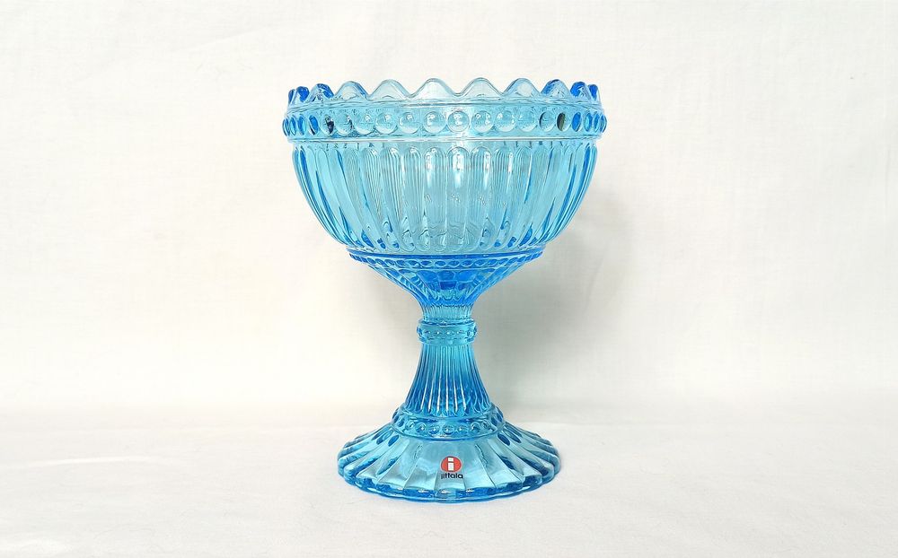 IITTALA Finlandia Marimekko - cukiernica, pucharek jasny niebieski