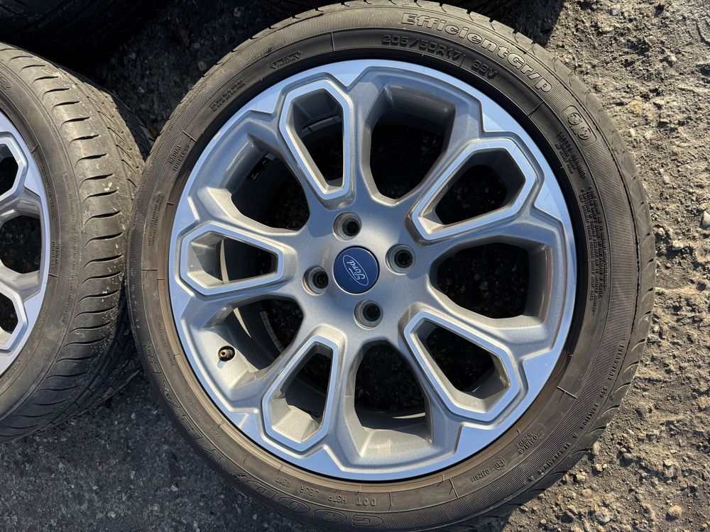 Komplet kół letnich 4x108 Ford 205/50/17 B Max Ecoboost  Goodyear