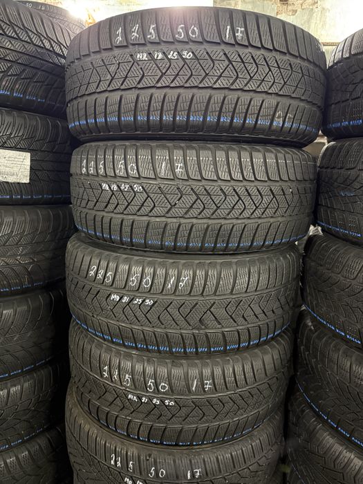 Продам шини 225 50 17 зима шиномонтаж правка диска