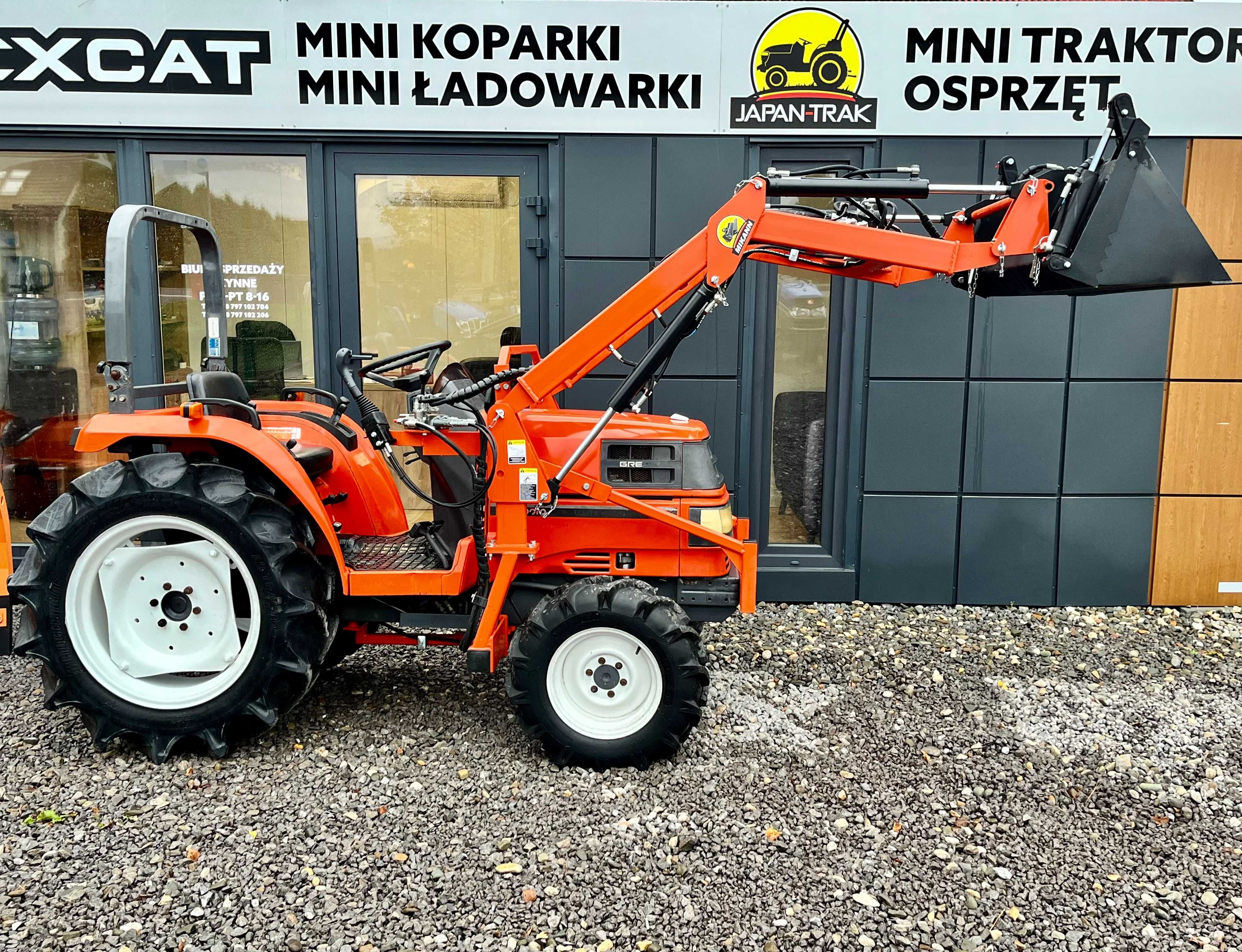 Kubota GT8, 4x4, Mini traktor, ładowacz, tur, JAPAN TRAK