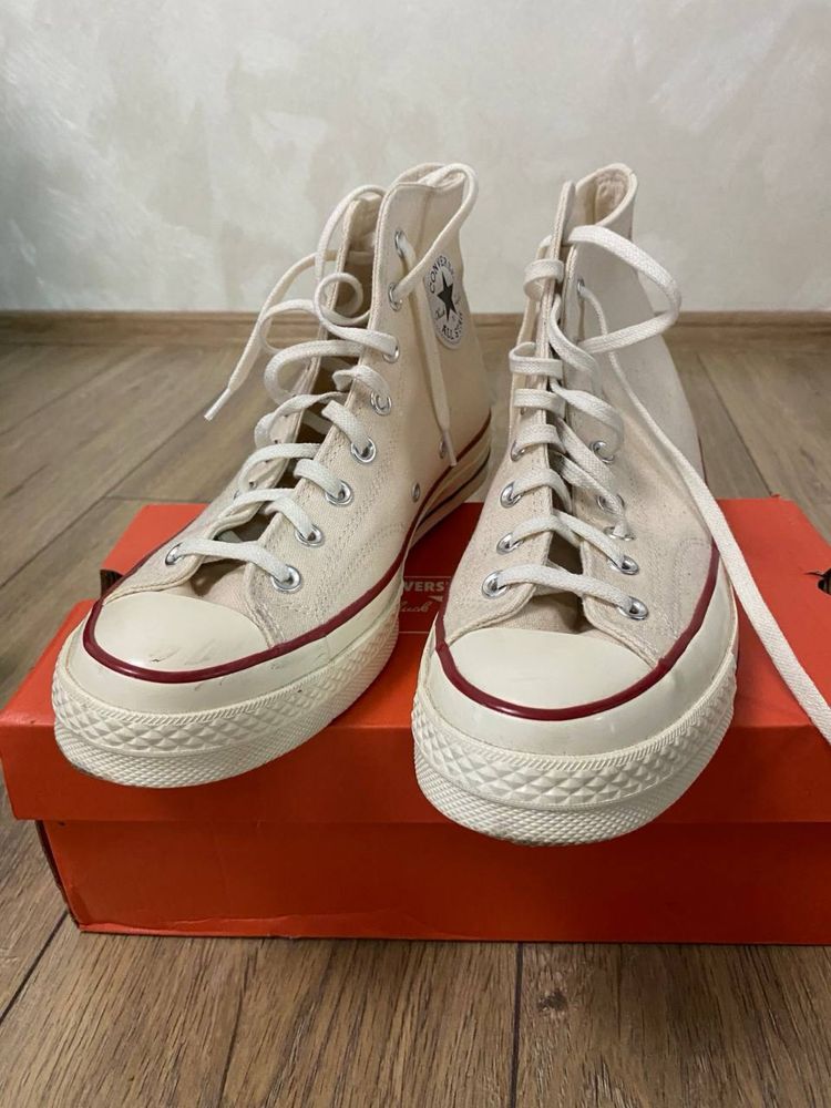 Кеди високі Converse Chuck 70 Бежеві