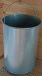 Wiadro metalowe kosz z uchwytem solidne 23 x 31,5/43,5 cm