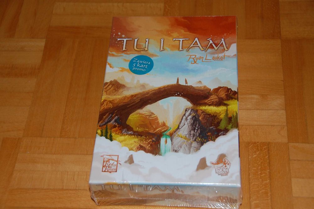 gra planszowa Tu i tam, NOWA, w folii, Ryan Laukat