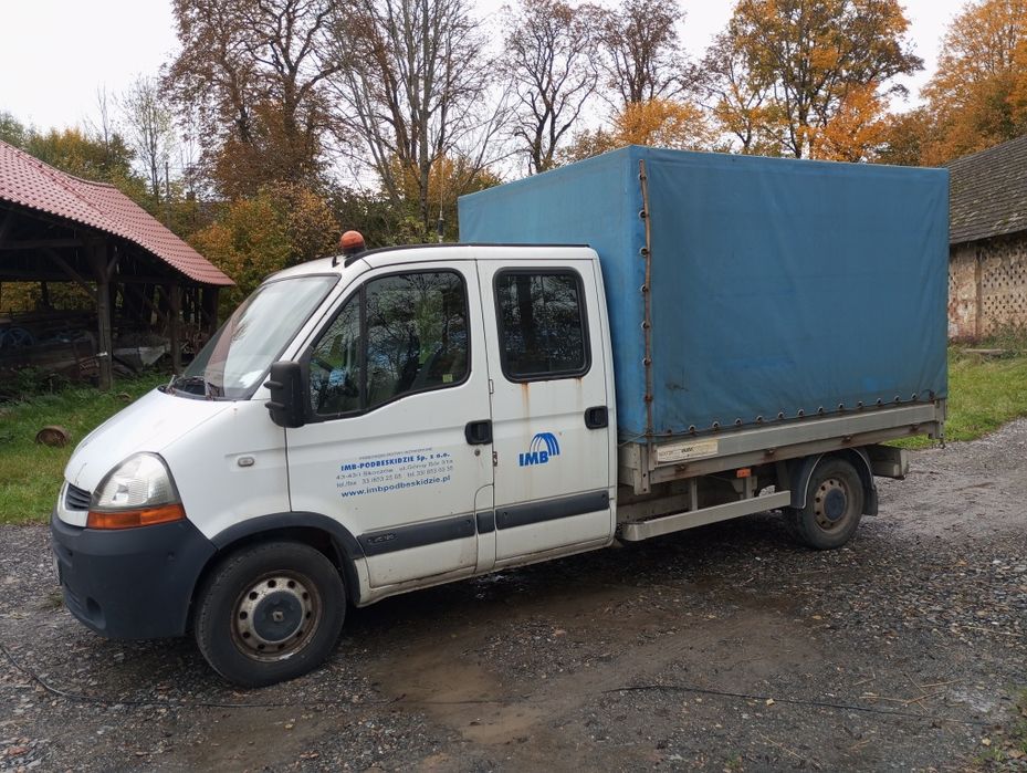 Renault Master Dubel kabina 7 osób 2009r Krajowy 1 właściciel