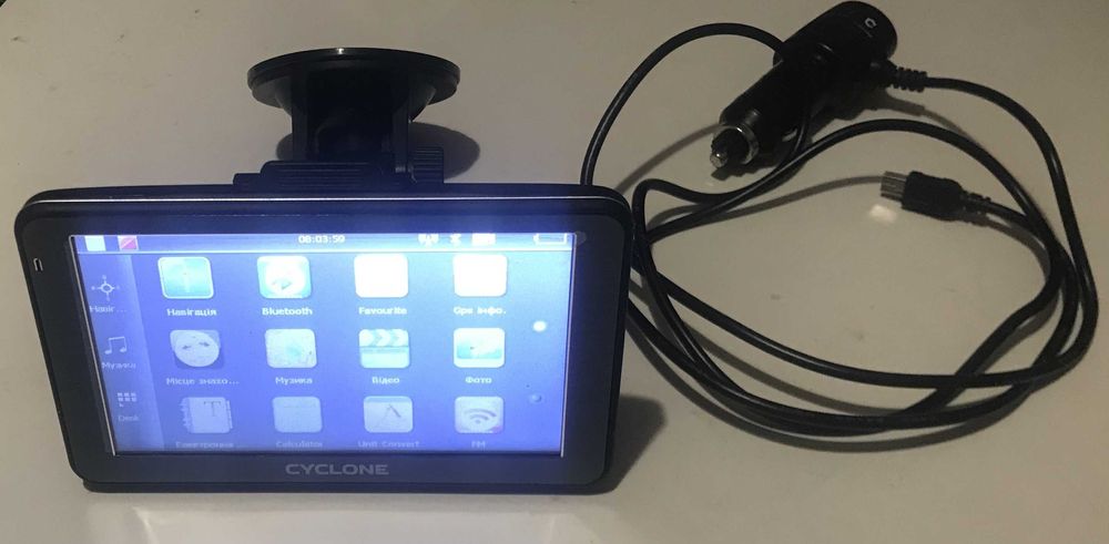 CYCLONE ND 505 AV BT 5" GPS-навігатор, камера з розміткою в подарунок.