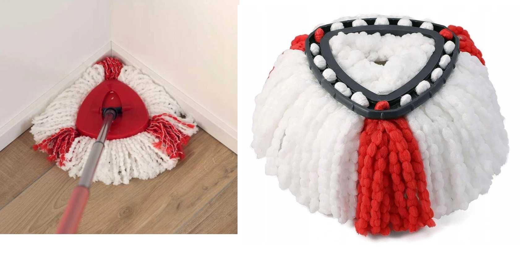 NOWE Wkłady do Mopa Obrotowego Vileda Turbo 3 Sztuki