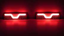 Светодиодные led стопы фонари ВАЗ 2101 задние прицеп газель