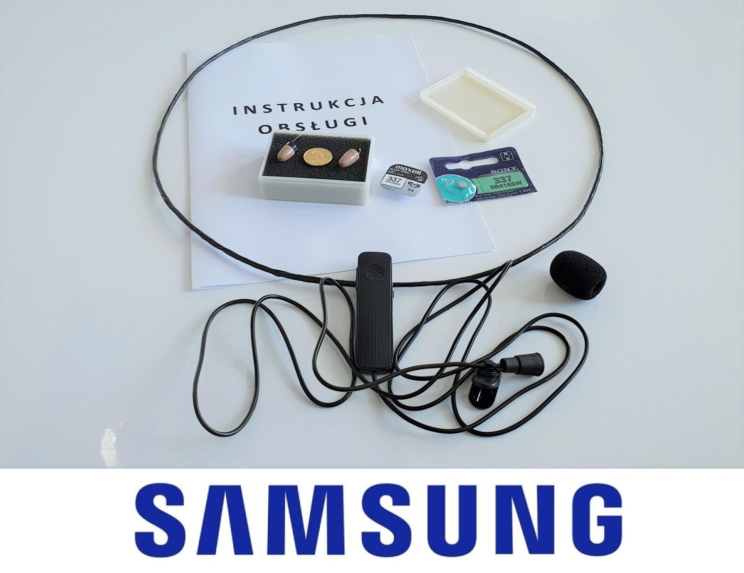 Mikrokamera 5G + mikrosłuchawka ZASIĘG GLOBALNY obraz live na EGZAMIN