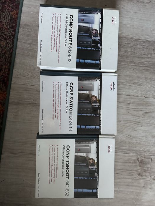 Zestaw książek cisco CCNP