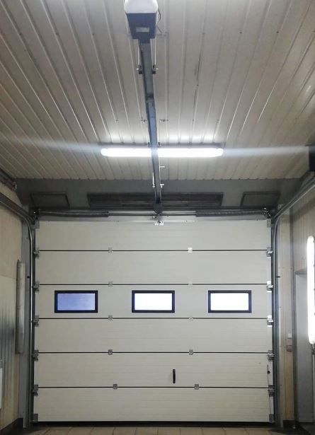 Brama garażowa segmentowa 3000x2250 brąz Czyste powietrze