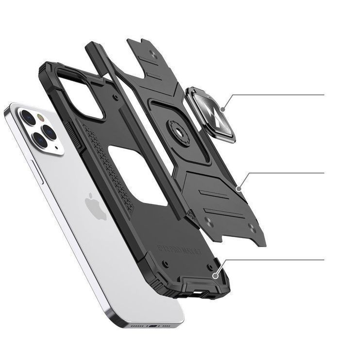 Pancerne Etui Wozinsky Ring Armor do iPhone 13 Mini - Jasnoniebieskie