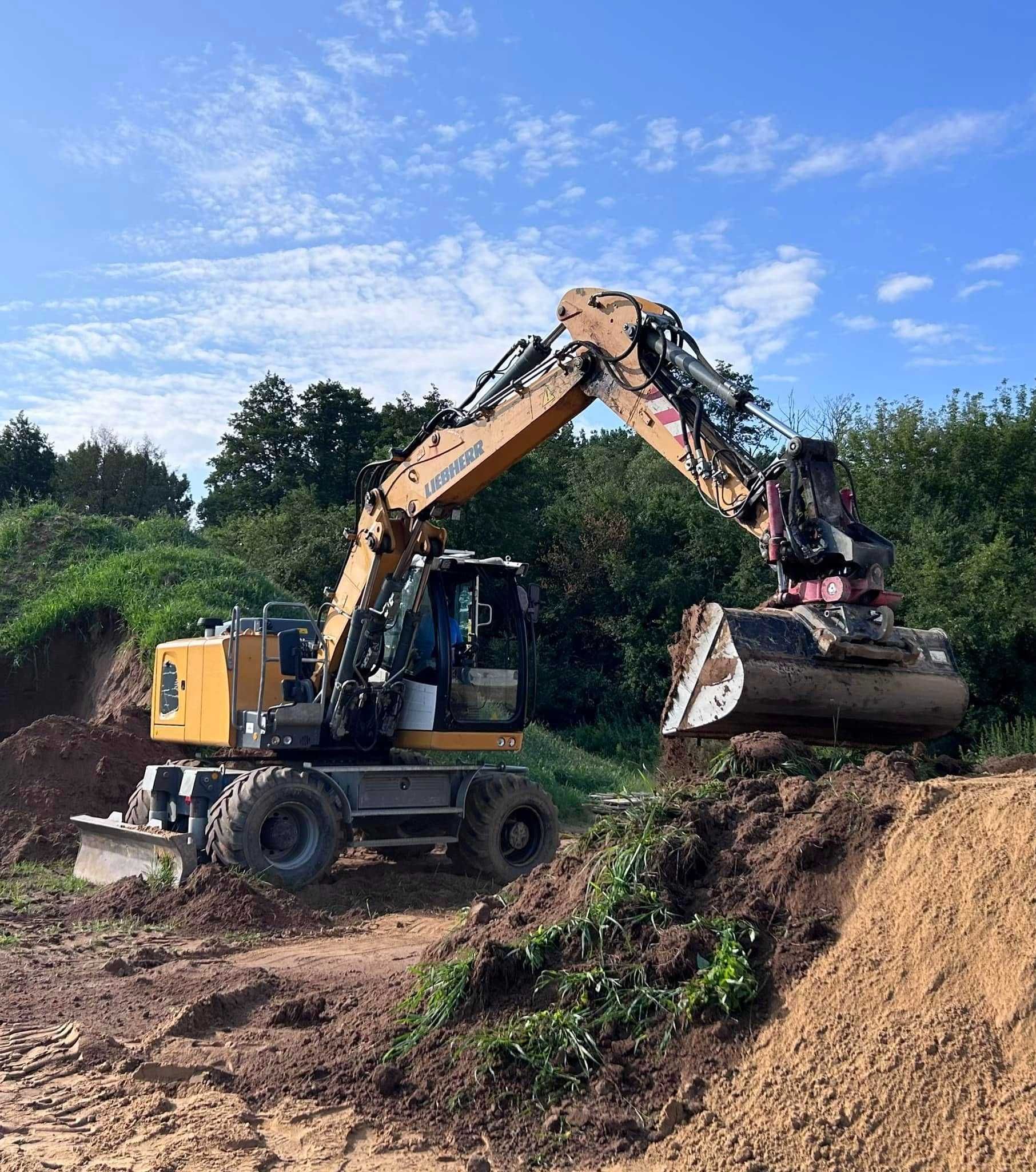 Prace ziemne | Usługi koparką |  Transport