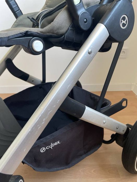 Cybex balios s lux 2в1 дитячий візок оливковий колір