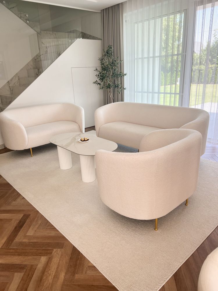 Dywan bialy 250 x 350 cm