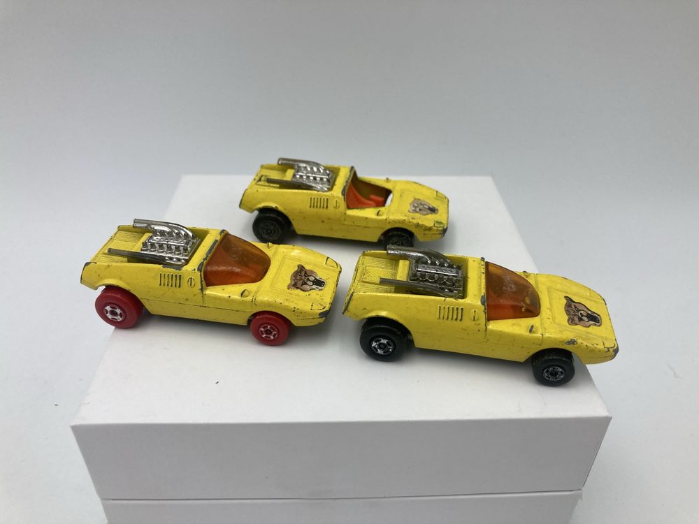 Matchbox Superfast No. 1 Mod Rod Yellow Lesney 3 szt
