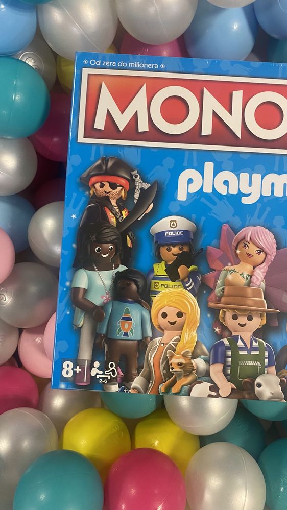 Monopoly playmobil gra planszowa classic standad klocki figurki