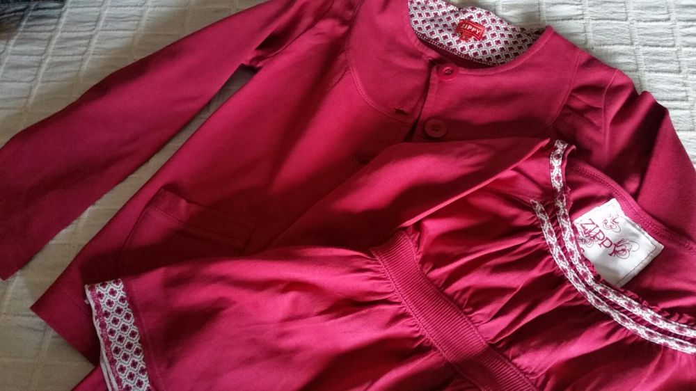 MIMOSO l Conjunto Casaco+Blusa flores Zippy Menina 5-6 Anos