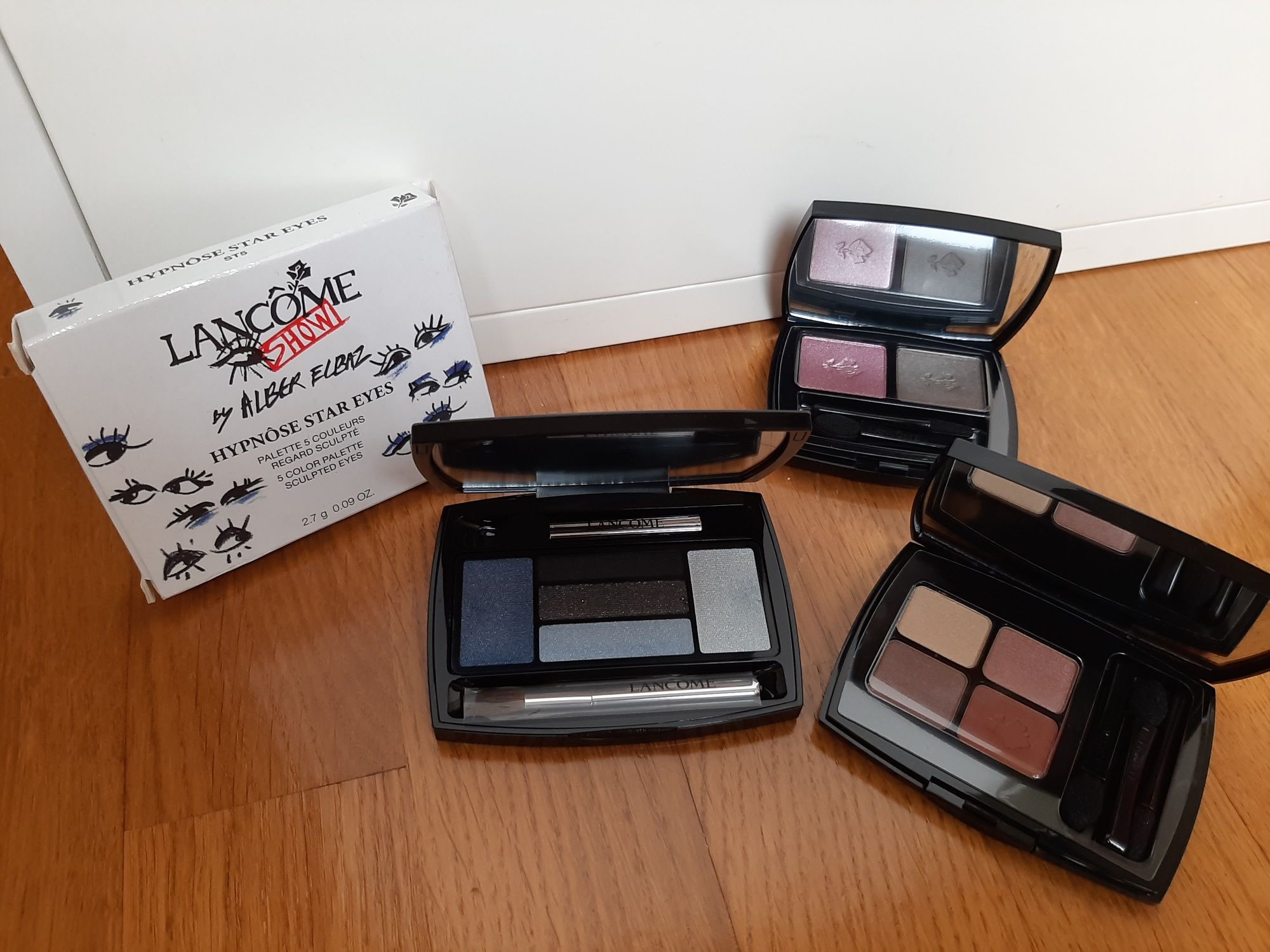 Sombras Lancôme e Yves Saint Laurent  (vários tons)