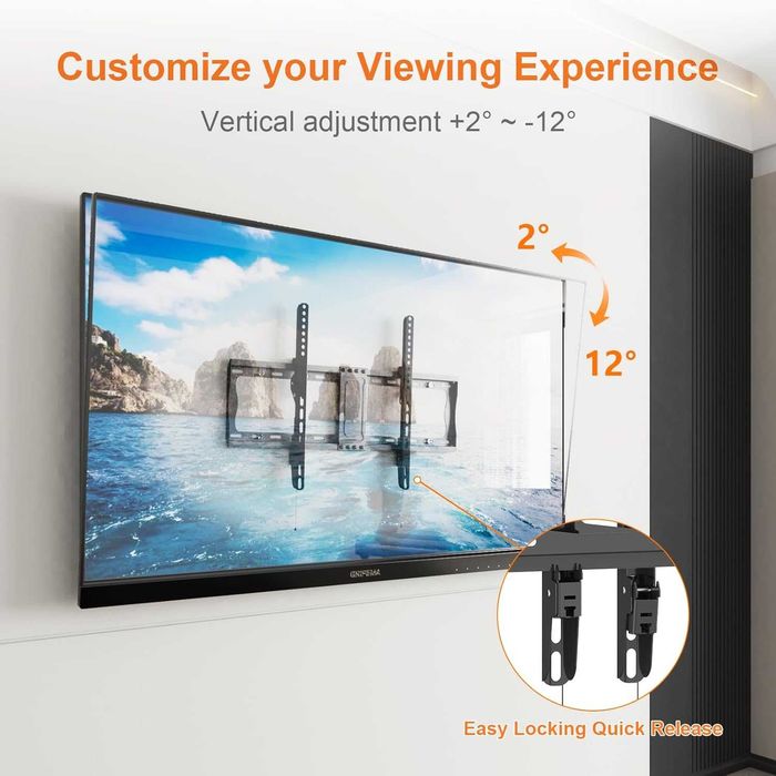 GRIFEMA Uchwyt ścienny do telewizora 37-82 VESA 600 x 400 mm