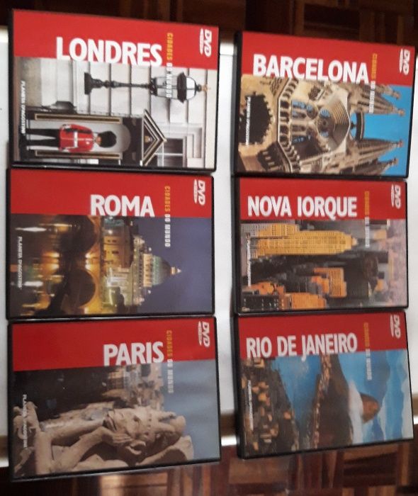 Cidades - 6 DVD's (originais)