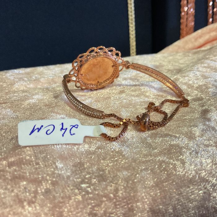 Pulseira em prata com banho de ouro 24 cm / Mais anúncios abaixo