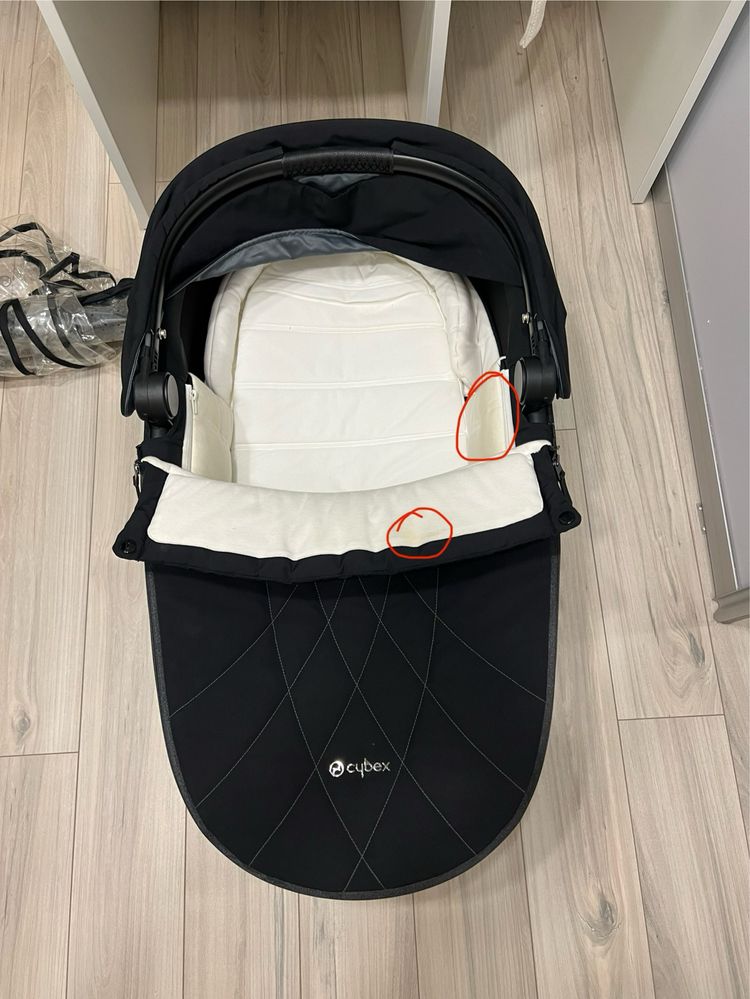 Люлька Cybex Priam Deep Black 2022