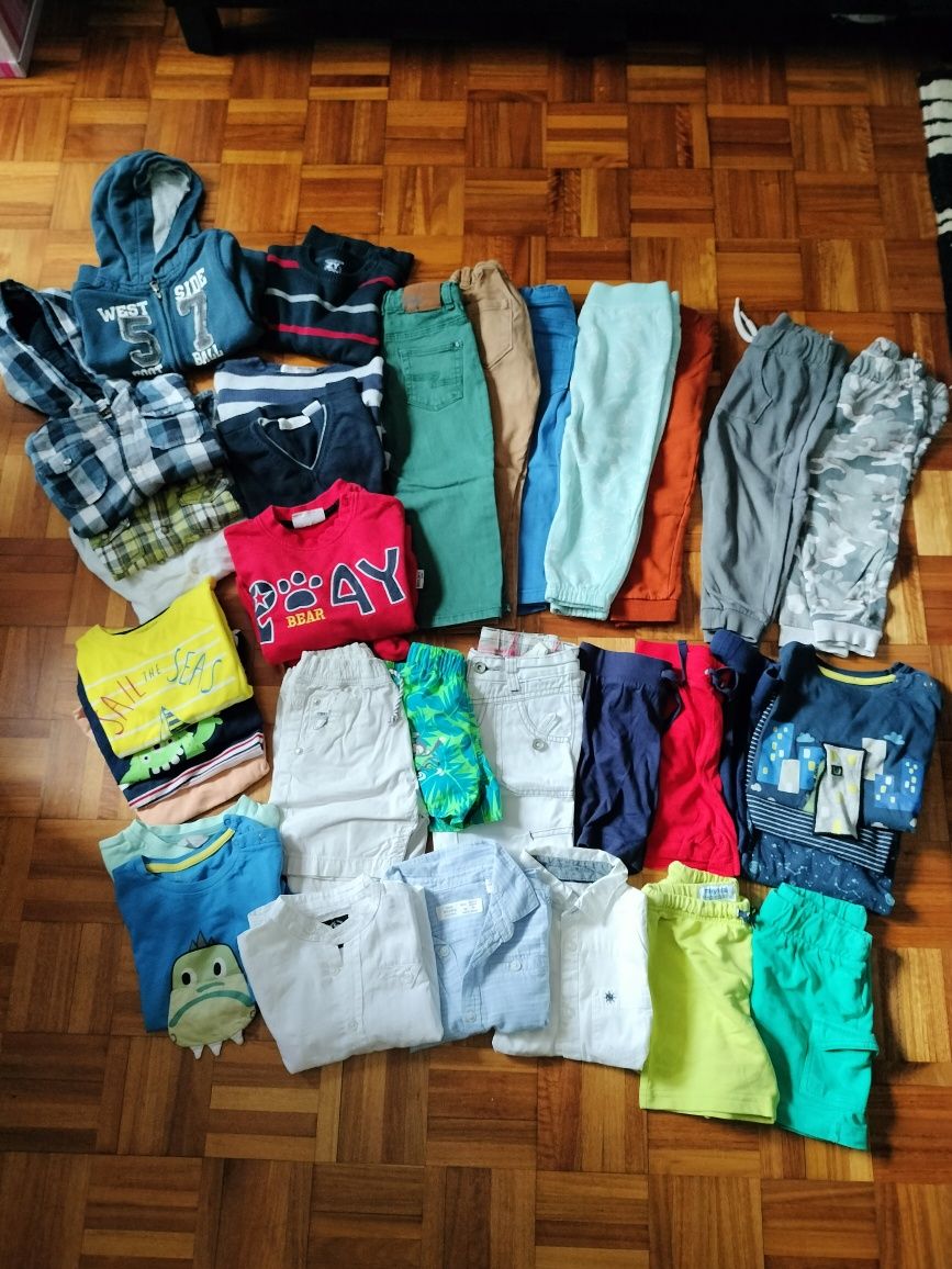 Lote roupa bebê menino