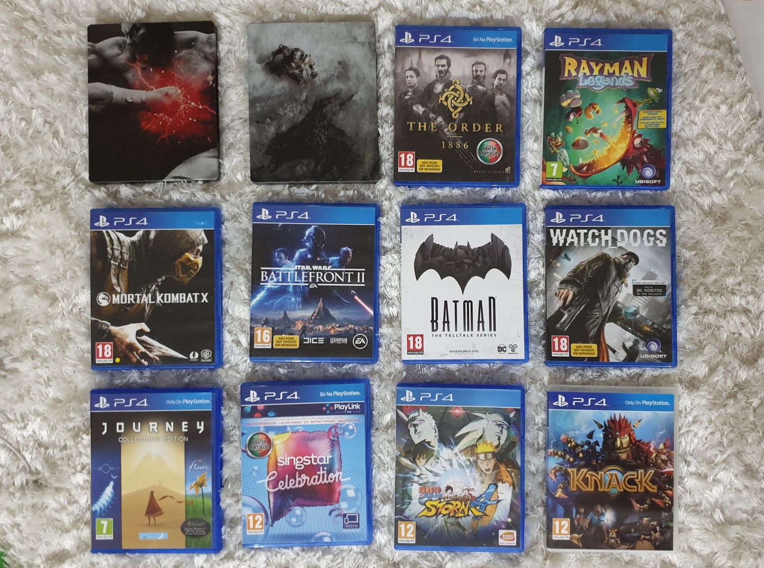 Vendo ou troco vários jogos para a PS4 e Tekken 7 para PC