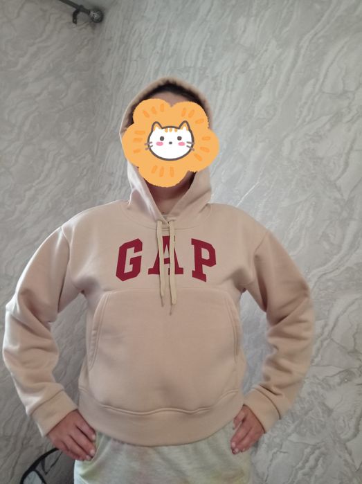 Утепленная укороченная толстовка