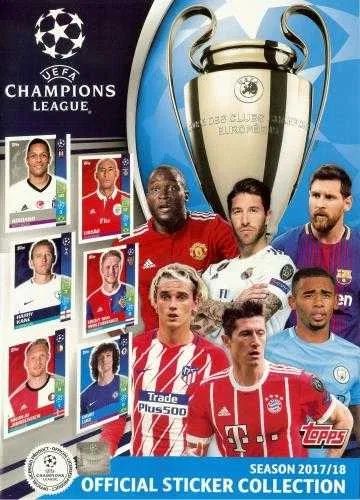 Caderneta Champions completa 17/18 Topa