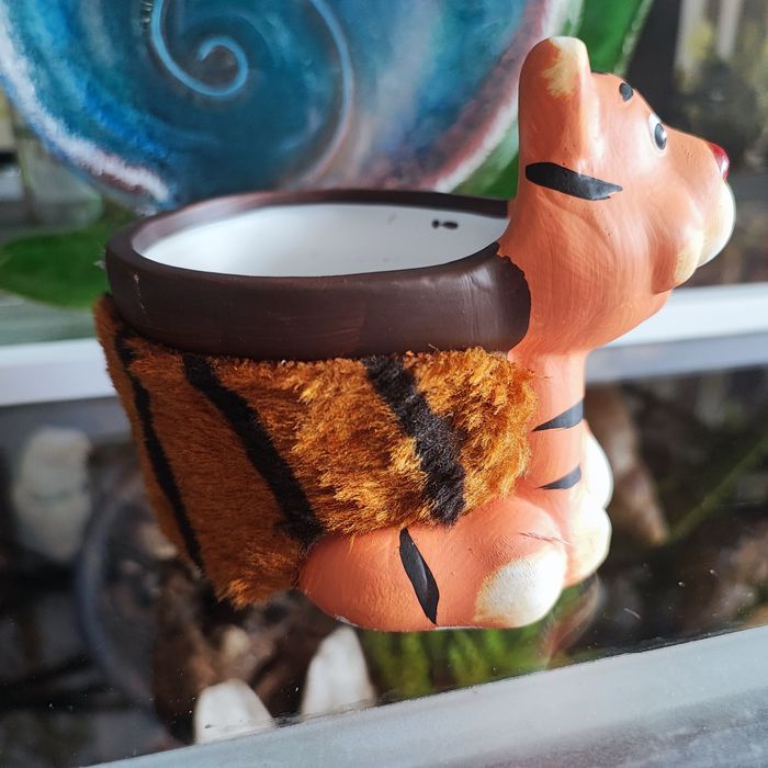 Tygrysek, osłonka na doniczkę