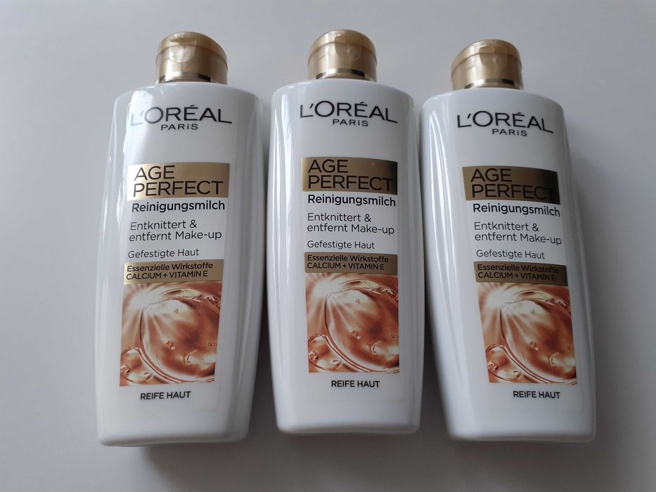L'Oreal Age Perfect Mleczko oczyszczające 3x200ml