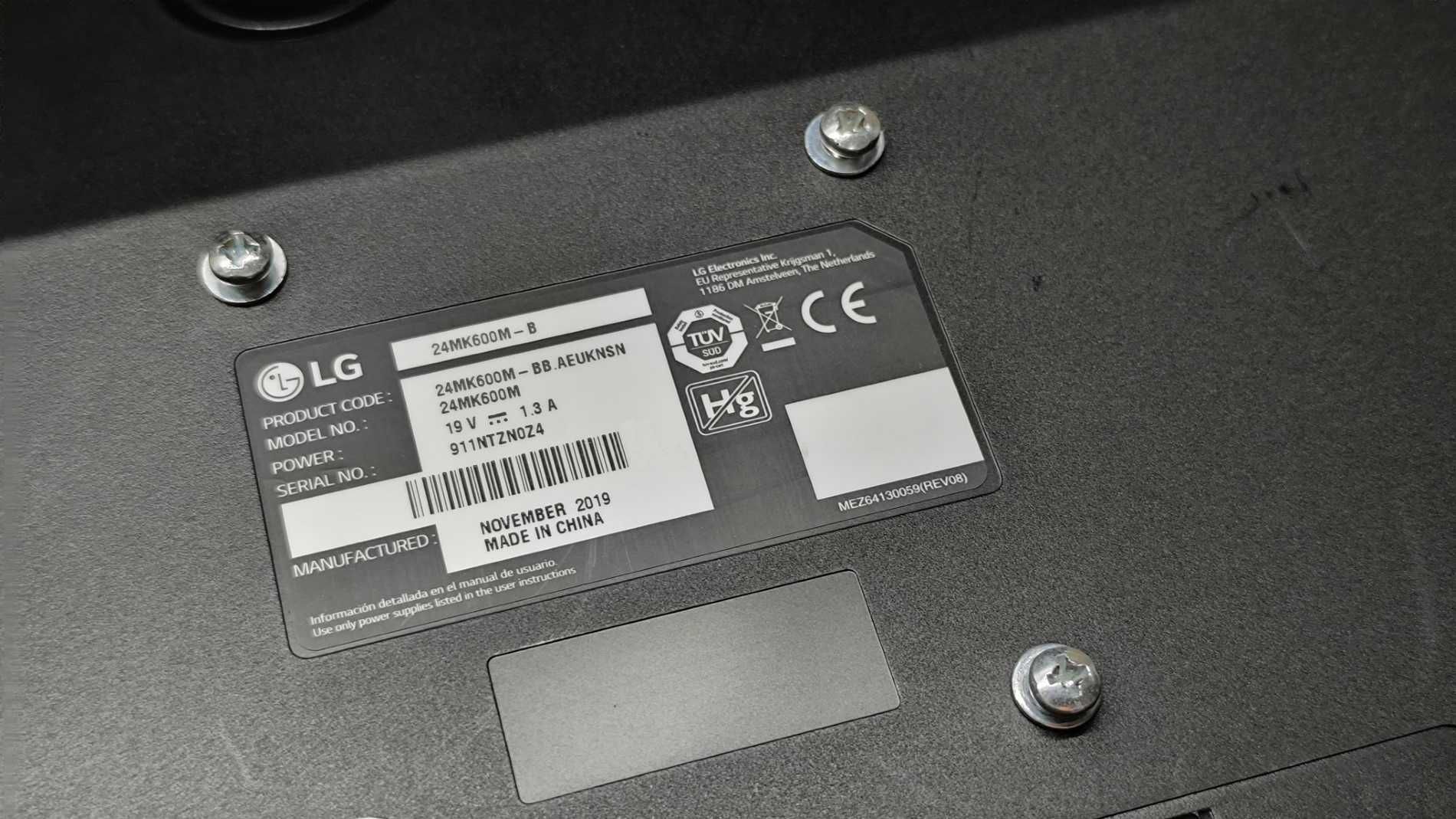 Monitor LG 24MK600