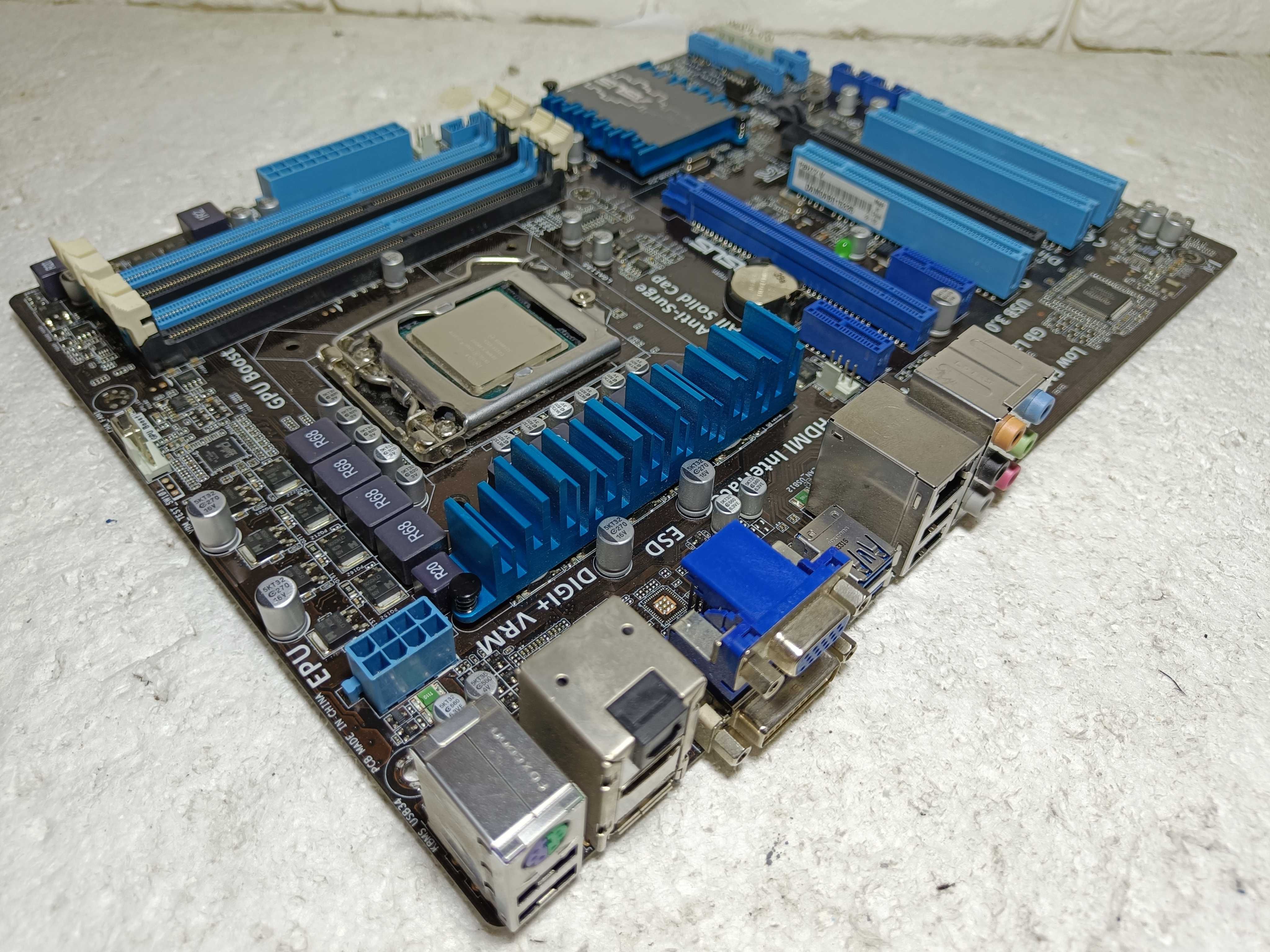 ІГРОВИЙ КОМПЛЕКТ Плата ASUS P8H77-V + проц Intel Core i7-3770 LGA1155