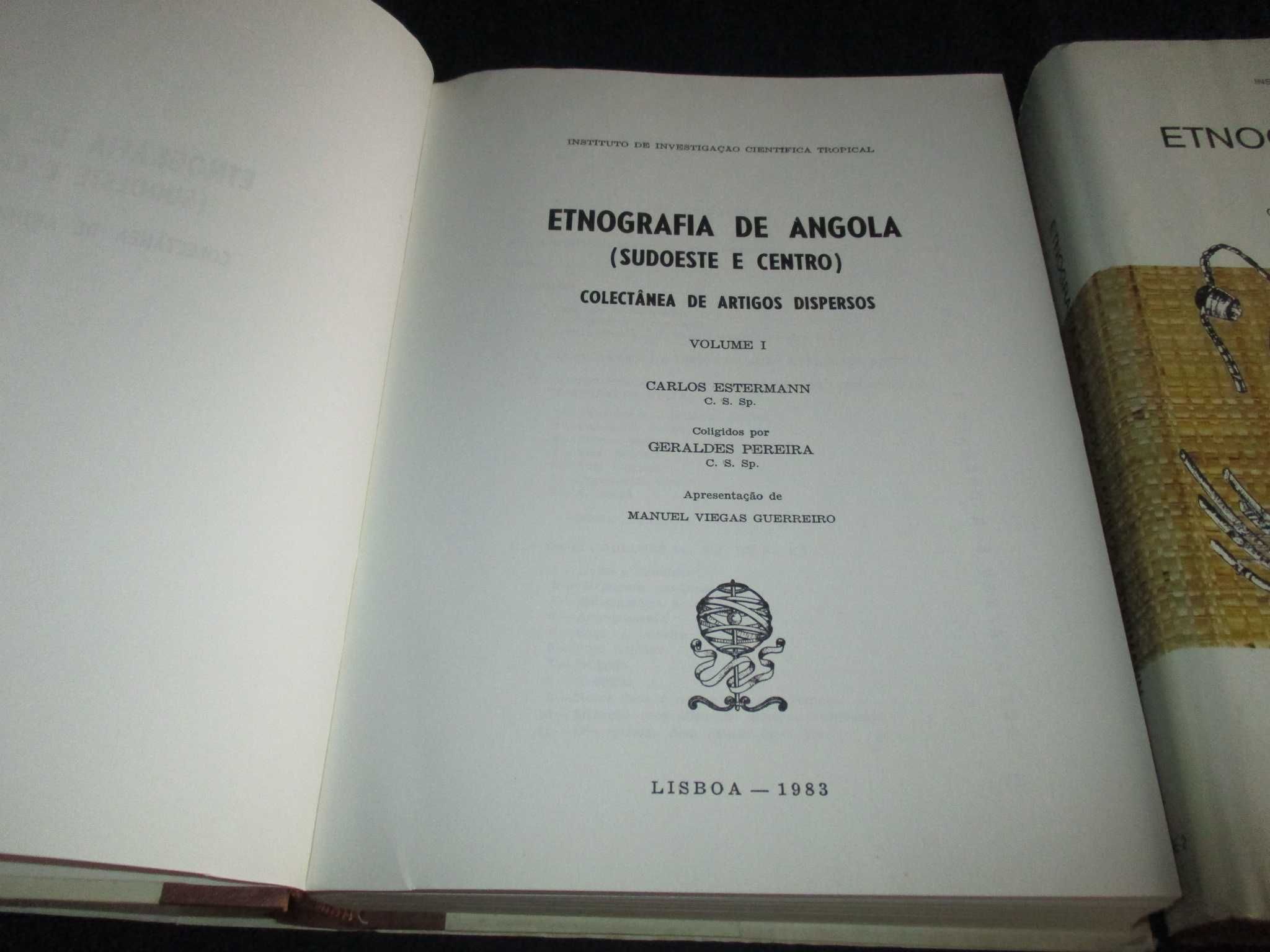 Livros Etnografia de Angola Sudoeste e Centro 1983