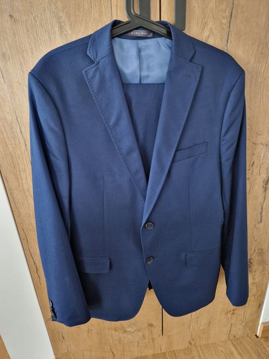 Garnitur granatowy Zara Man