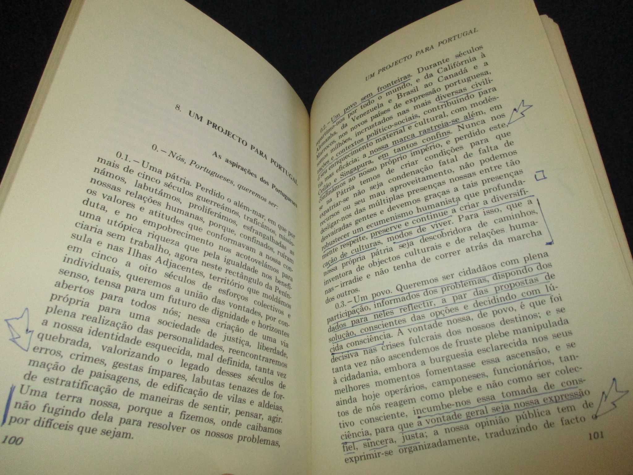 Livro Um Projecto para Portugal