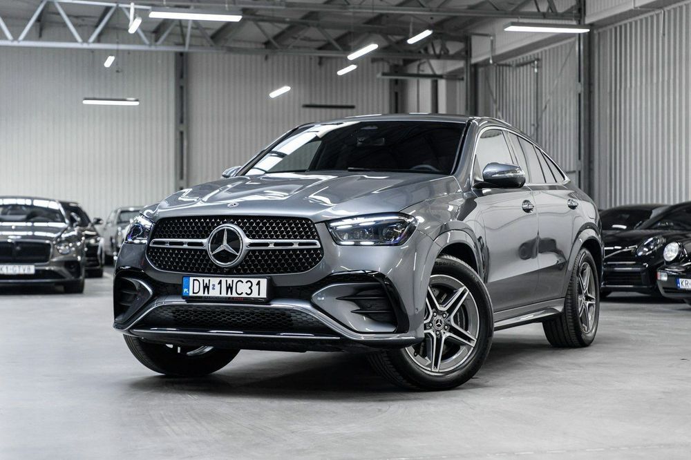 Mercedes-Benz GLE 400E. Gwarancja 07.2027. Burmester. Pneumatyka. Bezwypadkowy.