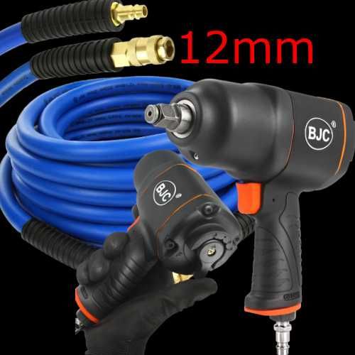 Klucz Pneumatyczny 1/2″ BJC-112 / Kompozyt / 1600NM + Wąż 10m 12x19mm