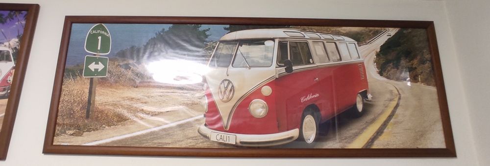 6 Quadros Carrinha Pão de Forma