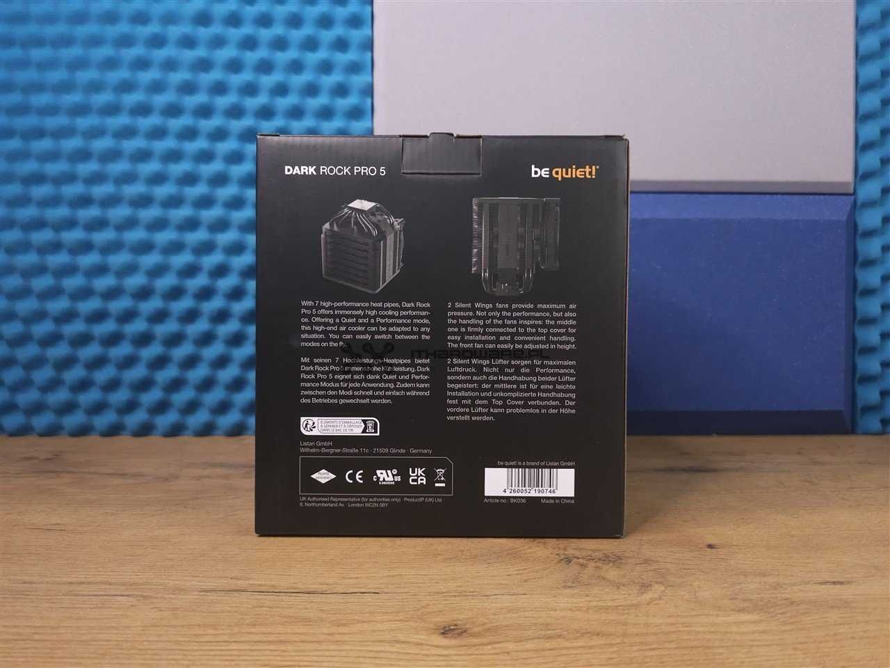 Chłodzenie CPU be quiet! Dark Rock Pro 5 (BK036)