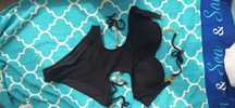 Shein monokini jednoczęściowy brzuch złoto łańcuszki